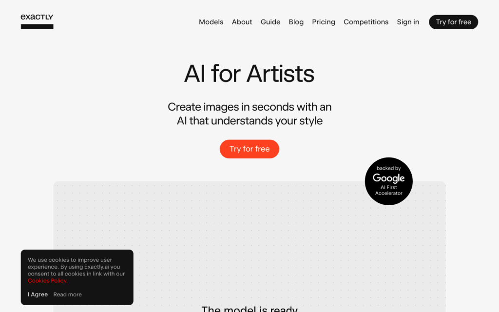 Exactly.ai官网体验 AI艺术图像生成创作