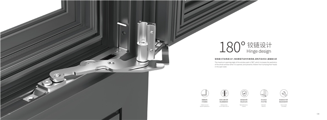 ​Yale耶鲁180度隐形内开内倒窗，节省空间的居家“神器”